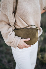 The Mini Saddle Bag in Moss - Saddler & Co - Saddler & Co | Australian Made Leather Goods