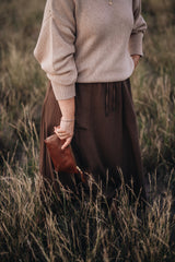 The Daily Clutch in Caramel - Saddler & Co - Saddler & Co | Australian Made Leather Goods