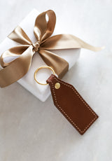 Heirloom Leather Keyring - Stitched