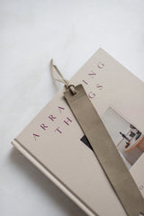 Leather Bookmark in Sage - Saddler & Co - Saddler & Co | Australian Made Leather Goods