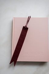 Leather Bookmark in Bramble - Saddler & Co - Saddler & Co | Australian Made Leather Goods