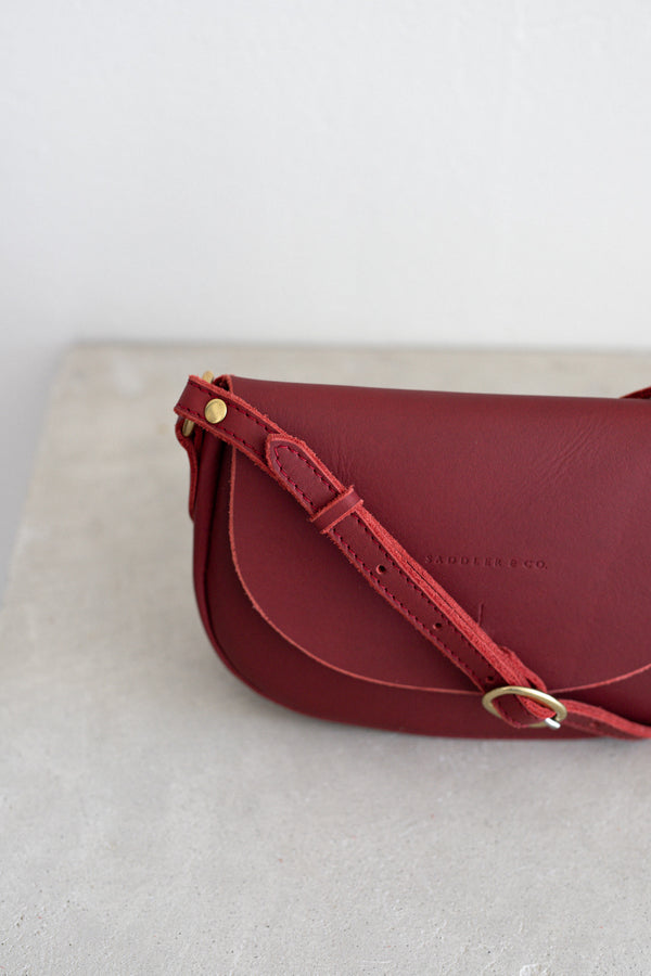 NEW The Mini Saddle Bag in Bramble | Special Edition - Saddler & Co - Saddler & Co | Australian Made Leather Goods