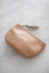 The Petite Clutch | 'MUM' Gold Special Edition - Saddler & Co - Saddler & Co | Australian Made Leather Goods