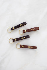 The Gold Loop 'DAD' Keyring