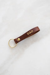 The Gold Loop 'DAD' Keyring