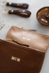 The Petite Clutch | 'MUM' Gold Special Edition - Saddler & Co - Saddler & Co | Australian Made Leather Goods