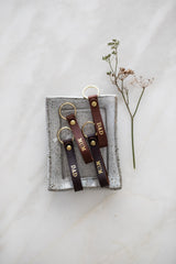 The Gold Loop 'DAD' Keyring