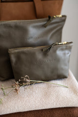 The Classic Clutch in Olive