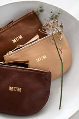 The Petite Clutch | 'MUM' Gold Special Edition - Saddler & Co - Saddler & Co | Australian Made Leather Goods