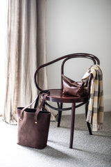 The Flora Tote in Truffle