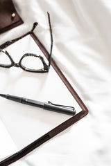 NEW A5 Leather Journal in Truffle