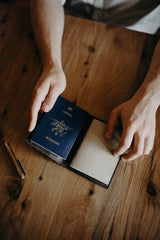 Passport Case in Caramel | Pocket Book Cover