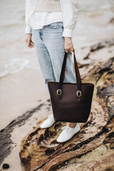 The Classic Tote in Cocoa - Saddler & Co - Saddler & Co | Australian Made Leather Goods