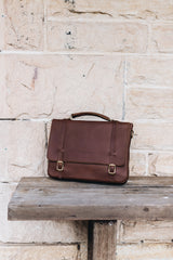 The Saddler's Briefcase | Caramel Leather - Saddler & Co - Saddler & Co | Australian Made Leather Goods