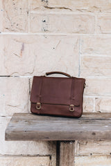 The Saddler's Briefcase | Caramel Leather - Saddler & Co - Saddler & Co | Australian Made Leather Goods