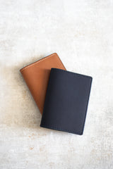 Passport Case in Navy | Pocket Book Cover - Saddler & Co - Saddler & Co | Australian Made Leather Goods