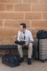 The Weekender Travel Bag in Cocoa - Saddler & Co - Saddler & Co | Australian Made Leather Goods