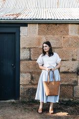 The Flora Tote in Nutmeg | PRE-ORDER - Saddler & Co - Saddler & Co | Australian Made Leather Goods