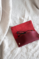 NEW Glasses Case in Bramble | Special Edition - Saddler & Co - Saddler & Co | Australian Made Leather Goods