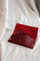 NEW Glasses Case in Bramble | Special Edition - Saddler & Co - Saddler & Co | Australian Made Leather Goods