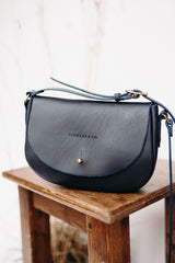 The Mini Saddle Bag in Atlantic | NEW - Saddler & Co - Saddler & Co | Australian Made Leather Goods