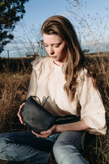 The Mini Saddle Bag in Atlantic | NEW - Saddler & Co - Saddler & Co | Australian Made Leather Goods
