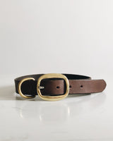 Dog & Pup Collar in Dark Brown - Saddler & Co - Saddler & Co | Australian Made Leather Goods