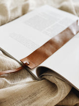 Tan Leather Bookmark - Saddler & Co - Saddler & Co | Australian Made Leather Goods