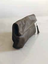 The Classic Clutch in Olive - Saddler & Co - Saddler & Co | Australian Made Leather Goods