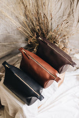 Leather Toiletry Bag - Saddler & Co - Saddler & Co | Australian Made Leather Goods