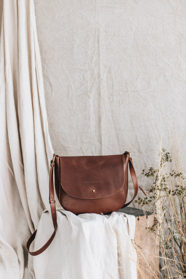 The Saddle Bag in Caramel - Saddler & Co - Saddler & Co | Australian Made Leather Goods