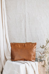 The Classic Clutch in Tan - Saddler & Co - Saddler & Co | Australian Made Leather Goods