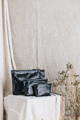The Classic Clutch in Black - Saddler & Co - Saddler & Co | Australian Made Leather Goods