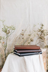 A5 Leather Journal in Caramel - Signature Collection - Saddler & Co | Australian Made Leather Goods