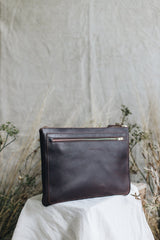 The Laptop Case in Cocoa - Regular size - Saddler & Co - Saddler & Co | Australian Made Leather Goods
