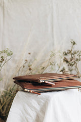 The Laptop Case in Caramel - Regular size - Saddler & Co - Saddler & Co | Australian Made Leather Goods