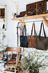The Flora Tote in Moss - Saddler & Co - Saddler & Co | Australian Made Leather Goods