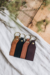Heirloom Leather Keyring - Minimal - Saddler & Co - Saddler & Co | Australian Made Leather Goods