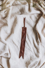 Caramel Leather Bookmark - Saddler & Co - Saddler & Co | Australian Made Leather Goods