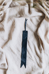Navy Leather Bookmark - Saddler & Co - Saddler & Co | Australian Made Leather Goods