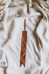 Tan Leather Bookmark - Saddler & Co - Saddler & Co | Australian Made Leather Goods