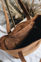 The Flora Tote in Nutmeg - Saddler & Co - Saddler & Co | Australian Made Leather Goods