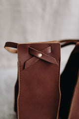 Leather Wine Bag in Caramel - Saddler & Co - Saddler & Co | Australian Made Leather Goods