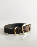Dog & Pup Collar in Dark Brown - Saddler & Co - Saddler & Co | Australian Made Leather Goods
