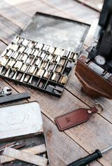 Heirloom Leather Keyring - Stitched - Saddler & Co - Saddler & Co | Australian Made Leather Goods