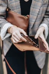 NEW | Glasses Case in Caramel - Saddler & Co - Saddler & Co | Australian Made Leather Goods