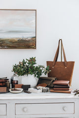 The Flora Tote in Nutmeg - Saddler & Co - Saddler & Co | Australian Made Leather Goods