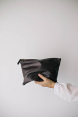 The Classic Clutch in Cocoa - Saddler & Co - Saddler & Co | Australian Made Leather Goods