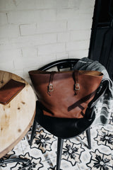 The Market Tote in Dark Caramel - Saddler & Co - Saddler & Co | Australian Made Leather Goods
