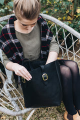 The Classic Tote in Black - Saddler & Co - Saddler & Co | Australian Made Leather Goods